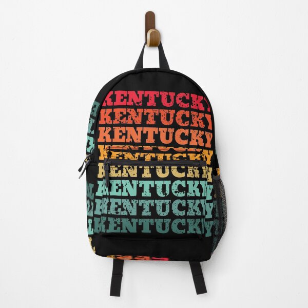 Item preview, Kentucky - repeated retro vintage sunset colors with a distressed design effect designed and sold by Rhu Creations.