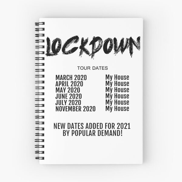 Item preview, Lockdown 2020 (Black Text) designed and sold by danbadgeruk.