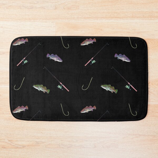 Item preview, Fish - Fishing Pole and Hook Pattern designed and sold by Dude  Stuff.