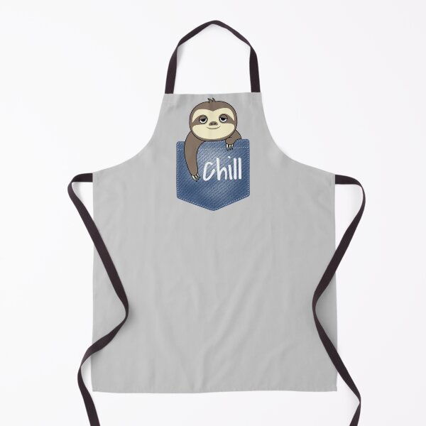 Item preview, Chill Sloth in a Denim Pocket designed and sold by Zurickdesigns.