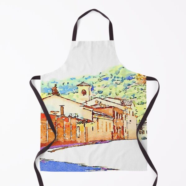 Item preview, Fognano: glimpse with church designed and sold by Giuseppe Cocco.