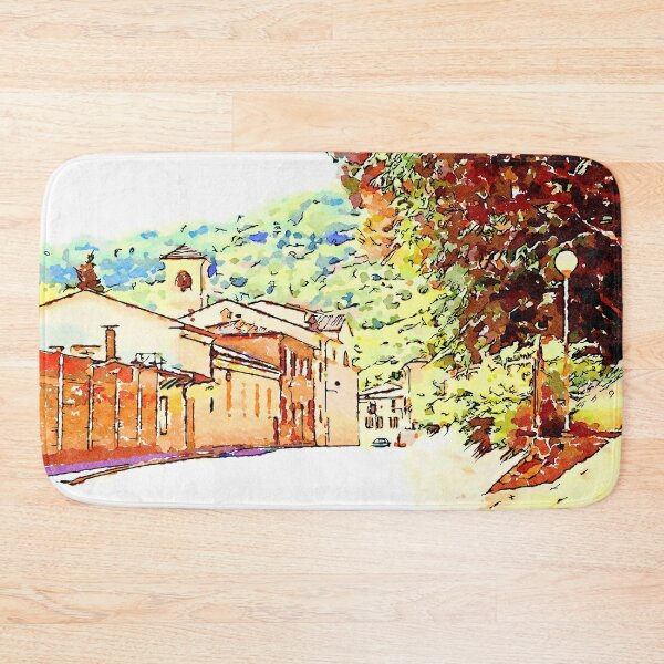 Item preview, Fognano: glimpse with church designed and sold by Giuseppe Cocco.
