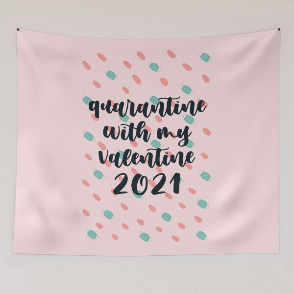 Item preview, Quarantine with my valentine 2021 gift for valentine in quarantine designed and sold by JokeGysen.