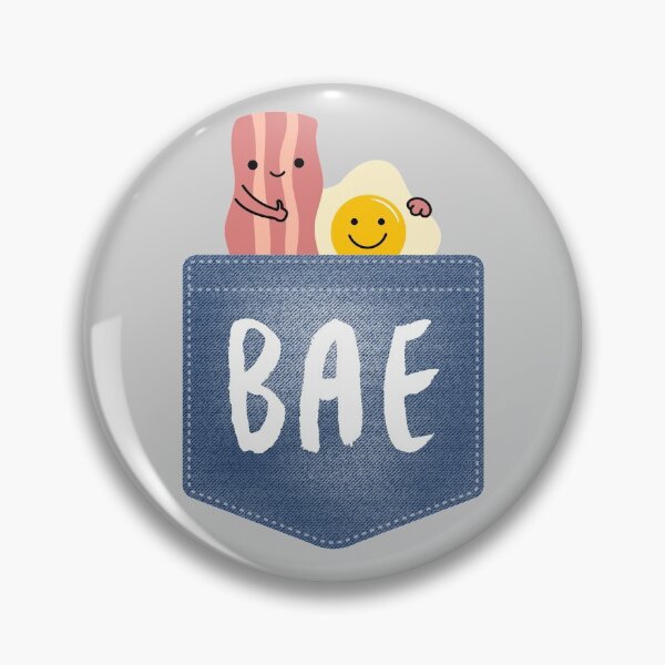 Item preview, BAE-Eggs and Bacon Denim Pocket designed and sold by Zurickdesigns.