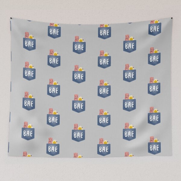 Item preview, BAE-Eggs and Bacon Denim Pocket designed and sold by Zurickdesigns.