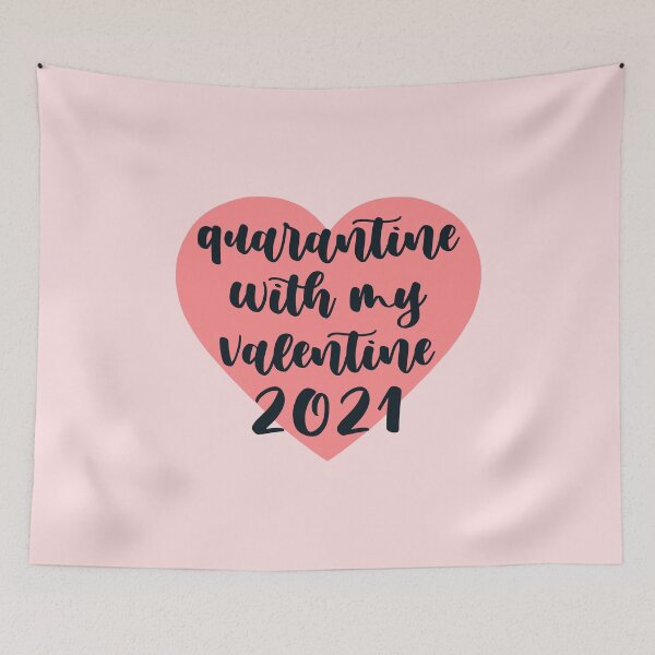 Item preview, Quarantine with my valentine 2021 gift for valentine in quarantine designed and sold by JokeGysen.