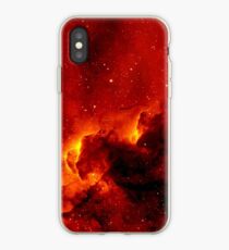 Red Space iPhone Case