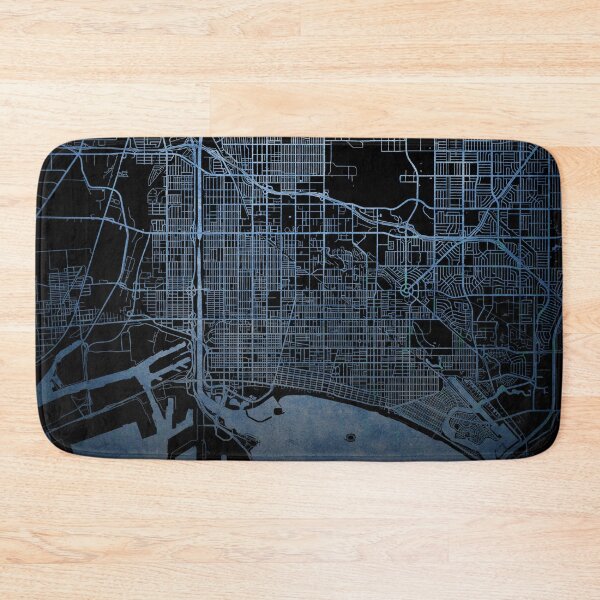 Item preview, Long Beach California City Map designed and sold by onyxember.
