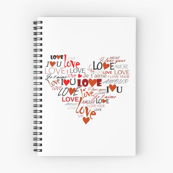 Aperçu de l'œuvre Coeur d'amour de la Saint-Valentin créée et vendue par MakeItTrend.