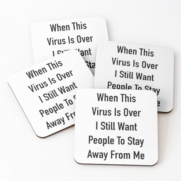 Item preview, When the Virus is Over 2020 Humor Social Distancing Sarcastically Hilarious designed and sold by DOM-Shop.