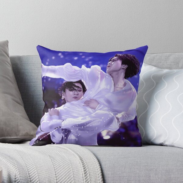 BTS Pillowcase, Korean finger heart, pillowcase, kpop, cute kpop, purple,  suga, jimin, jungkook, rm, jhope, v, jin, BTS, OT7, BTS merch