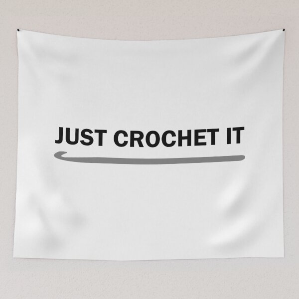 Item preview, Funny Crochet design - Just crochet it funny saying designed and sold by Deegital18.