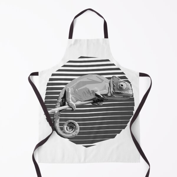 Item preview, chameleon black and white drawing design designed and sold by firmanhartanto.