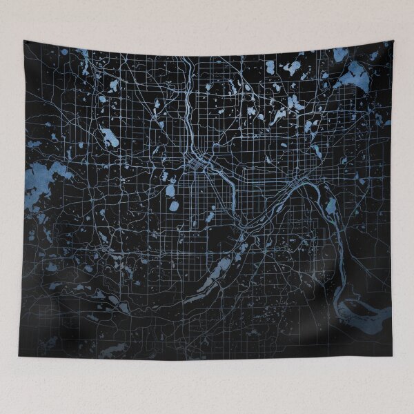 Item preview, Minneapolis City Map designed and sold by onyxember.