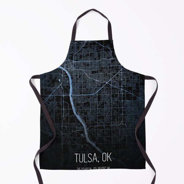 Item preview, Tulsa City Map designed and sold by onyxember.