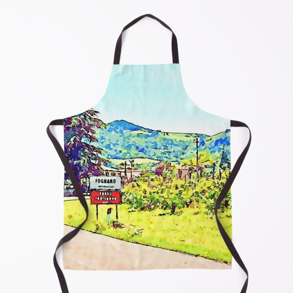 Item preview, Fognano: landscape with road sign designed and sold by Giuseppe Cocco.
