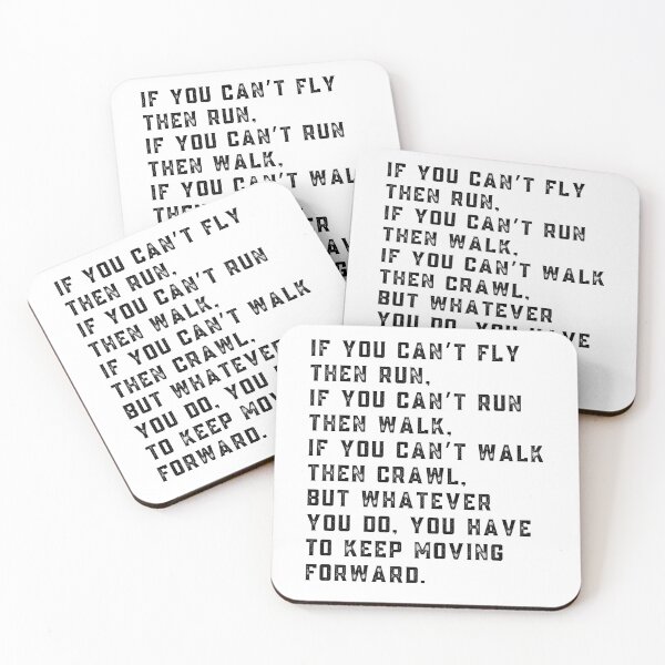 Item preview, if you cant fly then run, Quote by Martin Luther King Jr. designed and sold by stuff-n-stuff.