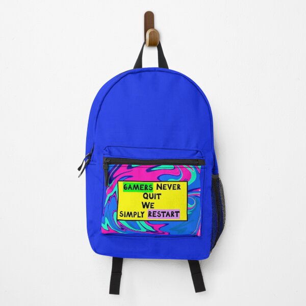 Item preview, gamers never quit we simply restart designed and sold by sarina G.