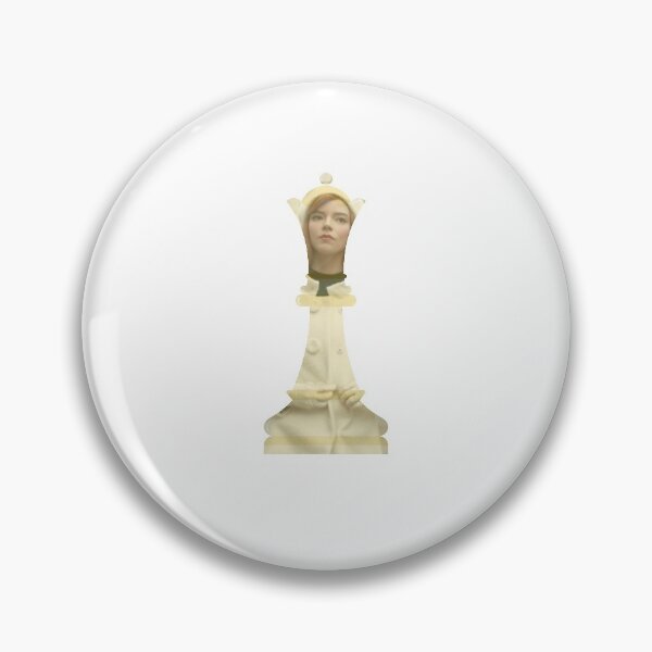 Item preview, beth harmon queen's gambit chess piece designed and sold by lovely-lyrics.