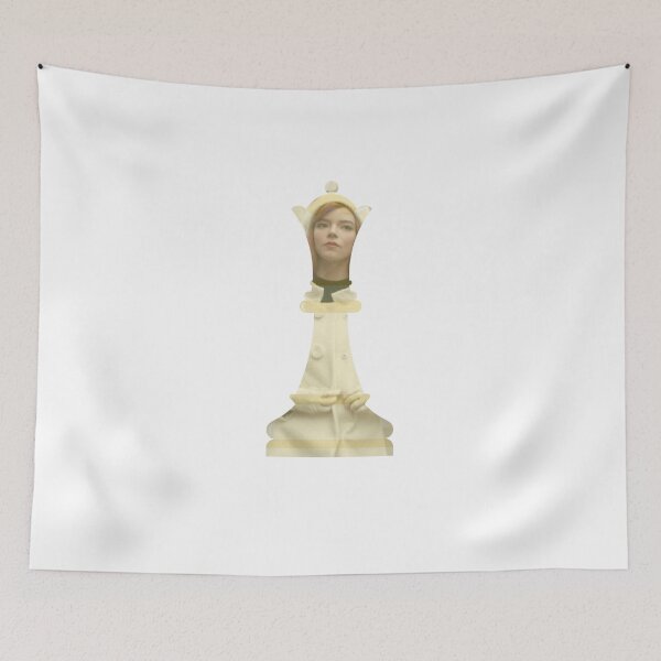 Item preview, beth harmon queen's gambit chess piece designed and sold by lovely-lyrics.