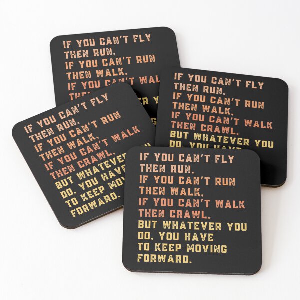 Item preview, if you cant fly then run, Quote by Martin Luther King Jr. designed and sold by stuff-n-stuff.