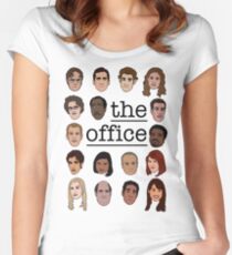 The Office Crew Women's Fitted Scoop T-Shirt