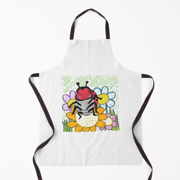 Item preview, Ladybug among flowers designed and sold by de-creartique.