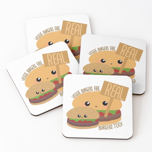 Item preview, Veggie Burgers Are Real Burgers Too - Vegan Vegetarian Food Funnt designed and sold by GoodMoodFood.