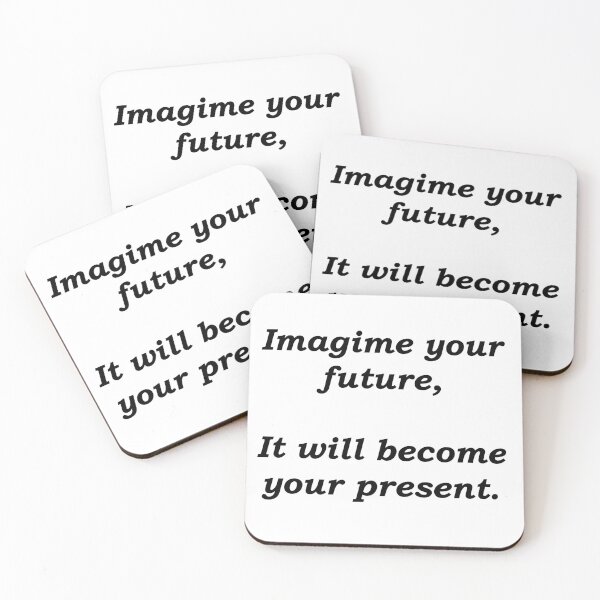 Aperçu de l'œuvre Imaginez votre avenir, il deviendra votre présent. créée et vendue par Inspirational Creations.