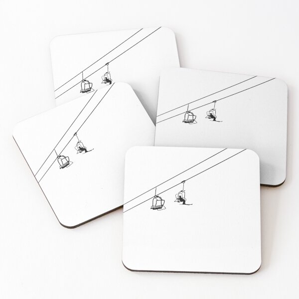 Item preview, Ski Lift Black and White designed and sold by lsrowe.