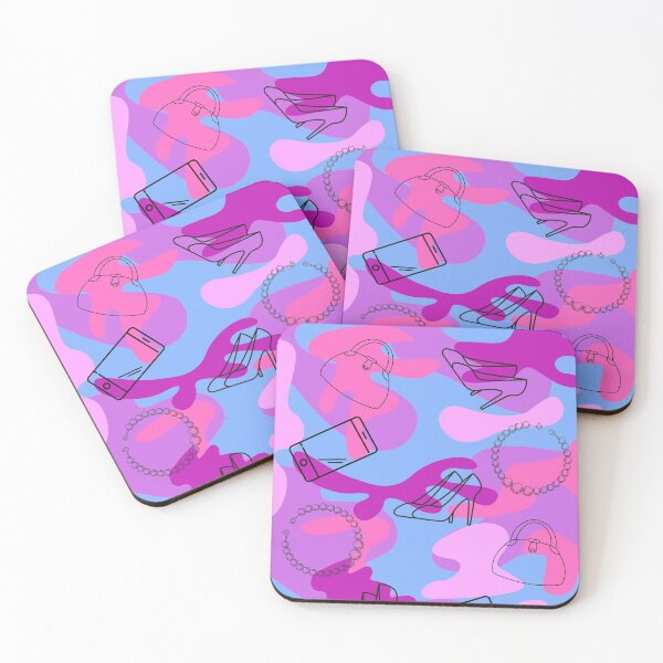 Item preview, Pink camo girl favourites designed and sold by AJSkinnerPrints.