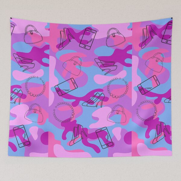 Item preview, Pink camo girl favourites designed and sold by AJSkinnerPrints.