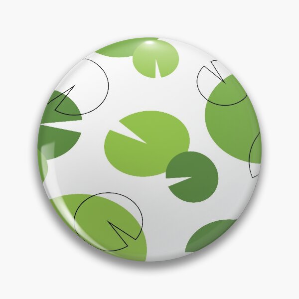 Item preview, Green Lily Pad Pattern designed and sold by hydrEAU.