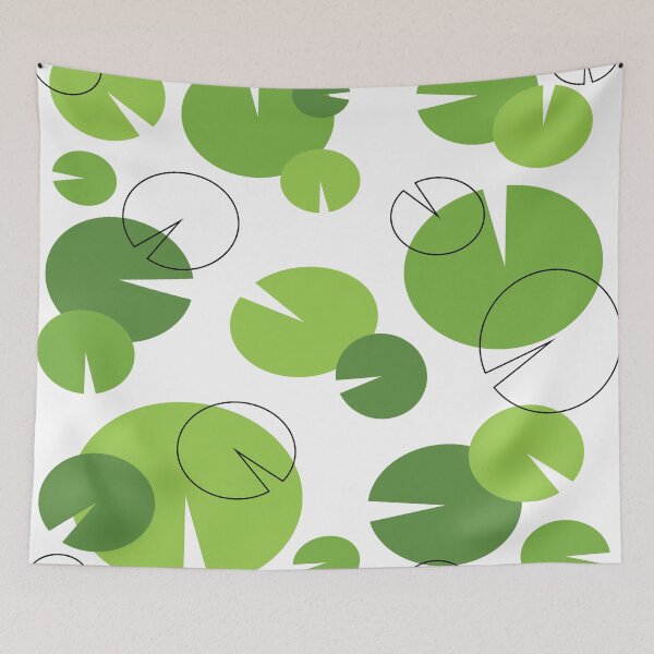 Item preview, Green Lily Pad Pattern designed and sold by hydrEAU.