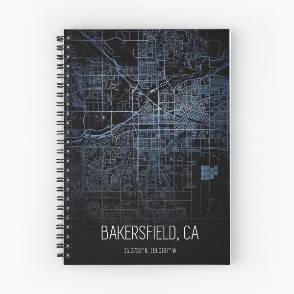 Item preview, Bakersfield City Map designed and sold by onyxember.