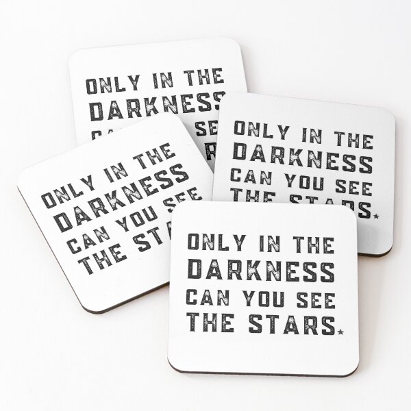 Item preview, Only in darkness can you see the stars, Quote by Martin Luther King Jr. designed and sold by stuff-n-stuff.
