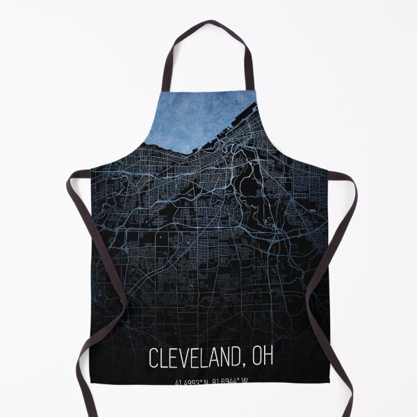 Item preview, Mapa de la ciudad de Cleveland designed and sold by onyxember.
