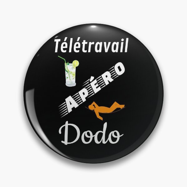 Item preview, telework aperitif black sleep humor funny fun designed and sold by sex-sansbol.