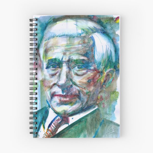 Artikelvorschau, ERNST JUNGER Aquarellporträt .2 entworfen und verkauft von lautir.