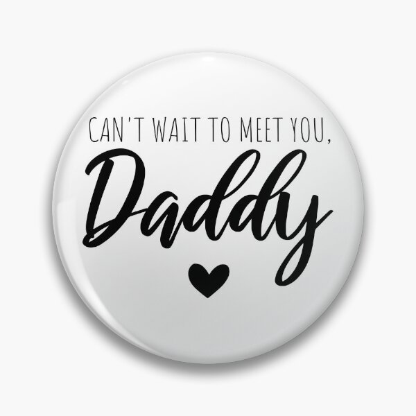Item preview, Can't wait to meet you, daddy designed and sold by Christiane Raab.