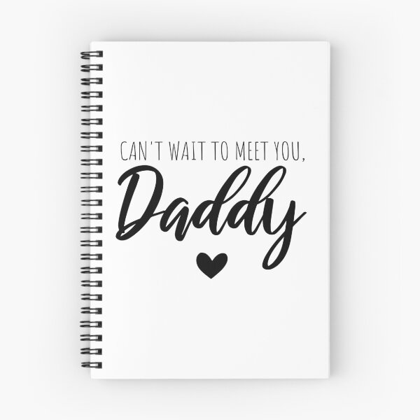 Item preview, Can't wait to meet you, daddy designed and sold by Christiane Raab.