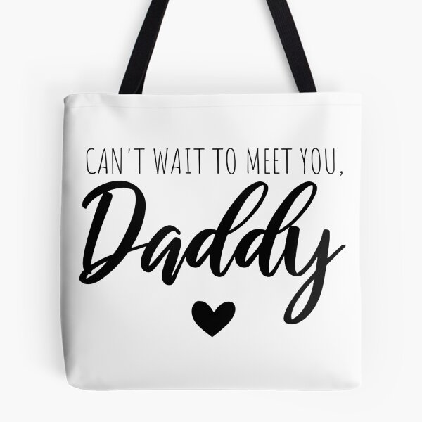 Item preview, Can't wait to meet you, daddy designed and sold by Christiane Raab.