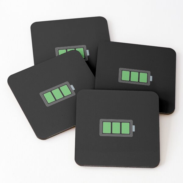 Item preview, Battery full - Green white designed and sold by IndieSoul by Kay.