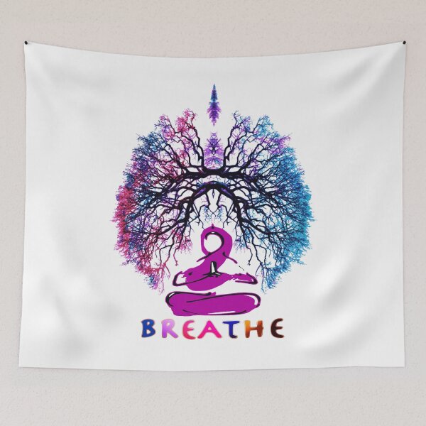 Item preview, Breathe Yoga Meditation Woman designed and sold by Raeolus.
