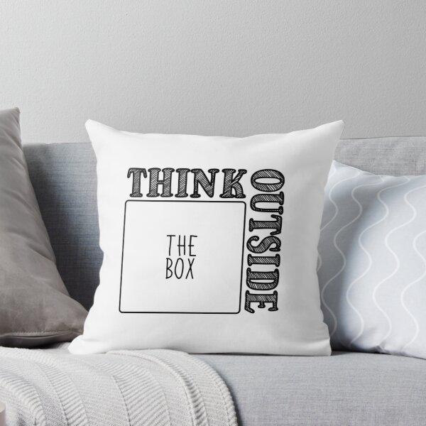 Item preview, Think Outside The Box Bold Text designed and sold by RADesigns21.