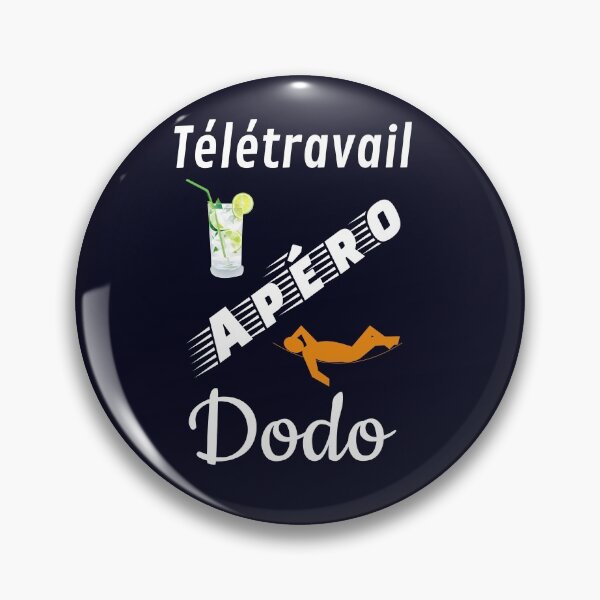 Item preview, telework aperitif sleep humor funny fun navy blue background designed and sold by sex-sansbol.