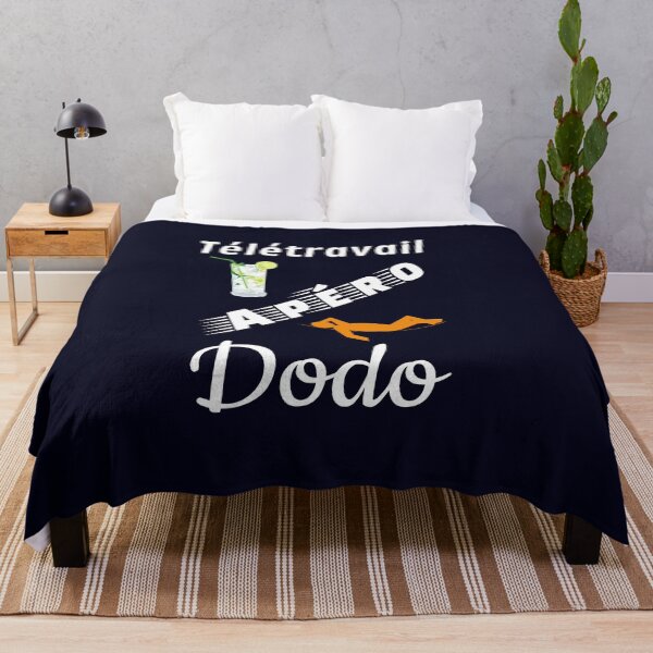 Item preview, telework aperitif sleep humor funny fun navy blue background designed and sold by sex-sansbol.