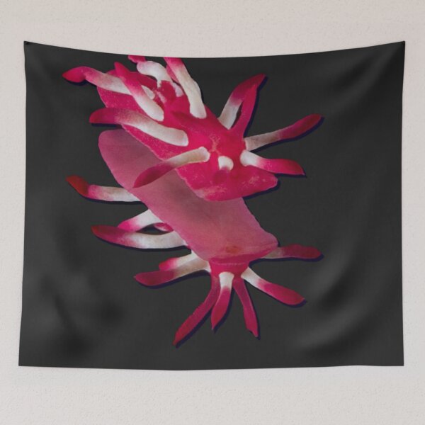 Item preview, Kawaii SeaBunny (Nudibranch) - Hibiscus Flower designed and sold by miTeless seDign.