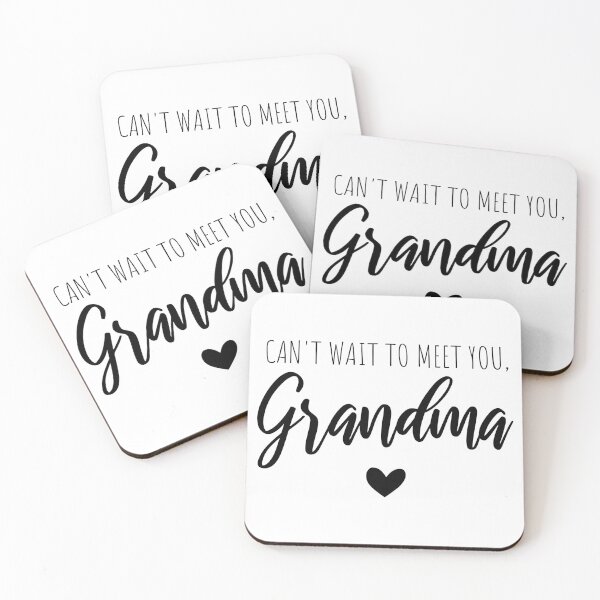 Item preview, Can't wait to meet you, Grandma designed and sold by Christiane Raab.