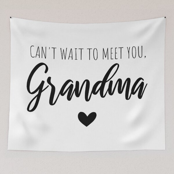 Item preview, Can't wait to meet you, Grandma designed and sold by Christiane Raab.